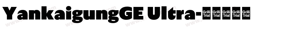 YankaigungGE Ultra字体转换